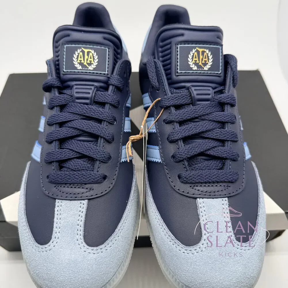 Adidas Samba AFA Argentina 50th JR6352 Shadow Navy Gold Men's 6.5 NIB - Picture 6 of 9